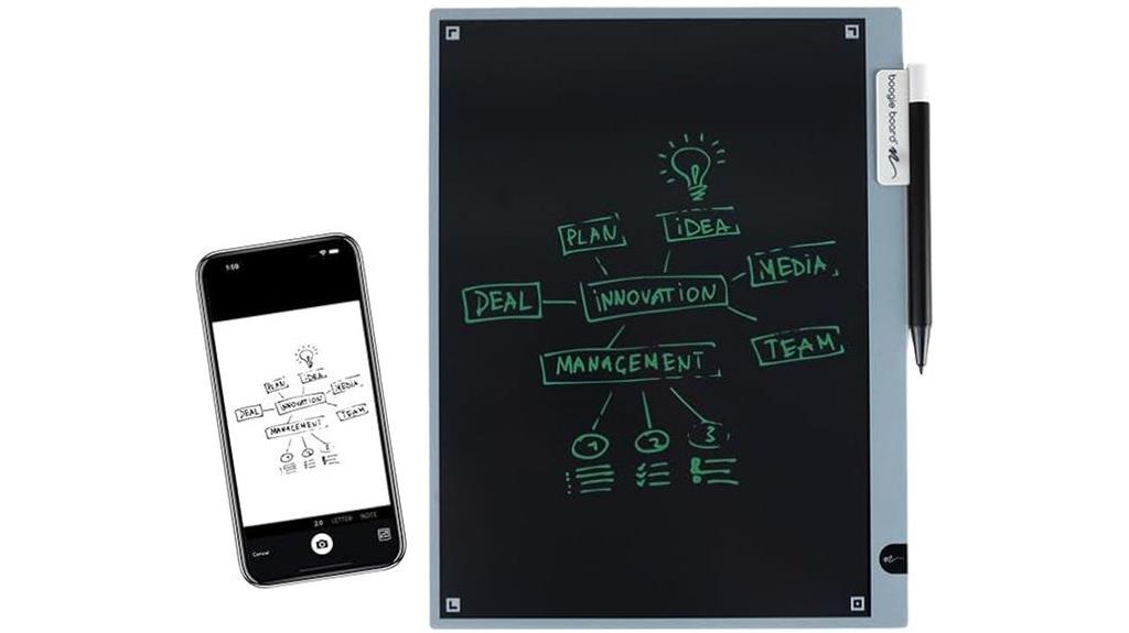 smart reusable lcd notebook