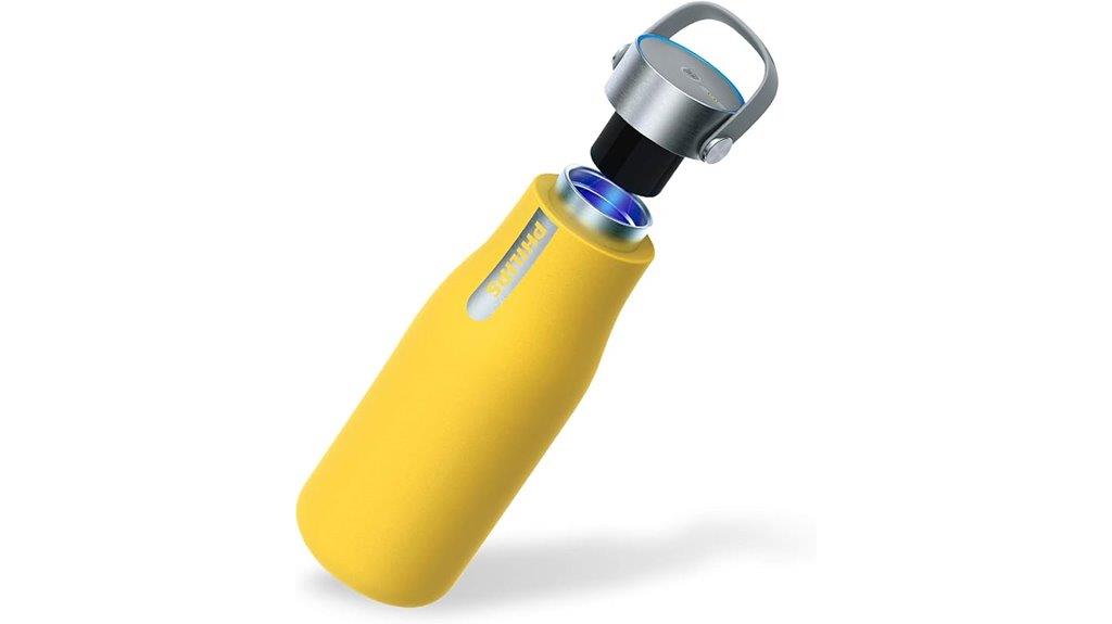 smart uv self cleaning bottle