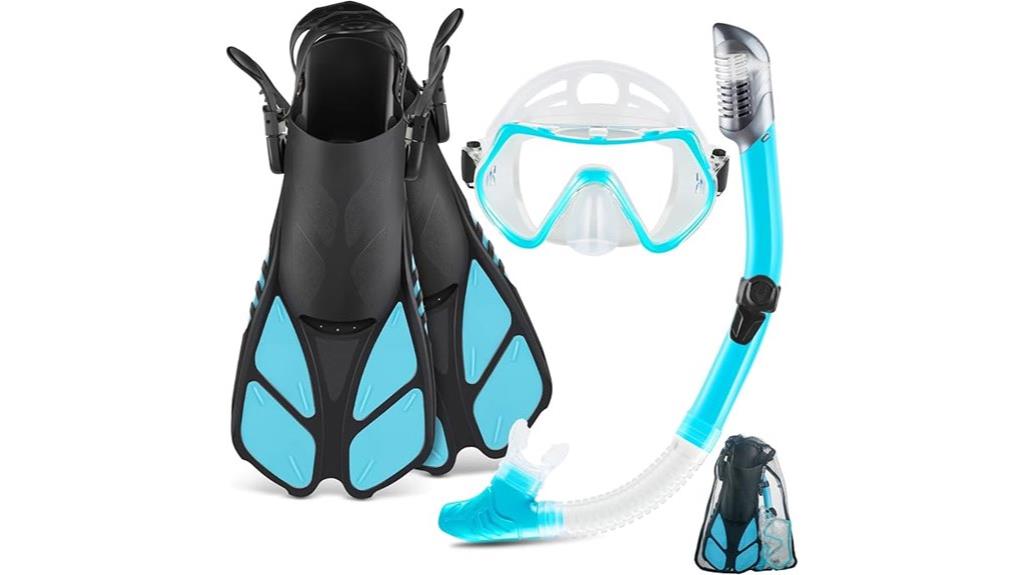 snorkel set with gear