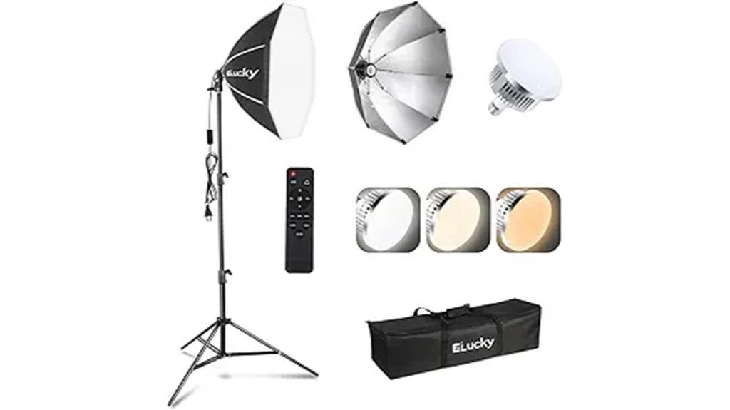 softbox lighting kit details