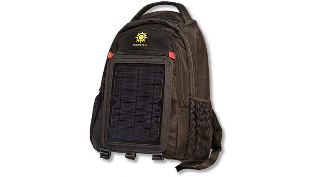 solar backpack with charger