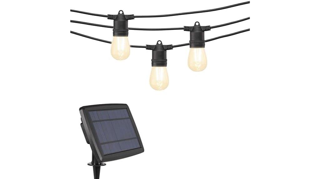 solar led outdoor string lights