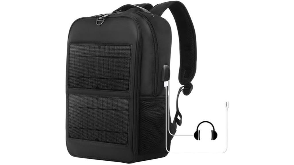 solar panel power backpack
