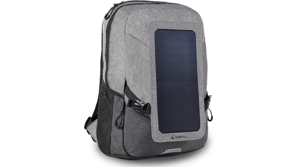 solar powered backpack with laptop