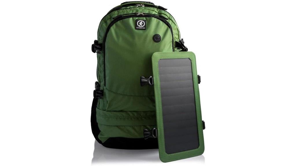 solar powered hiking backpack