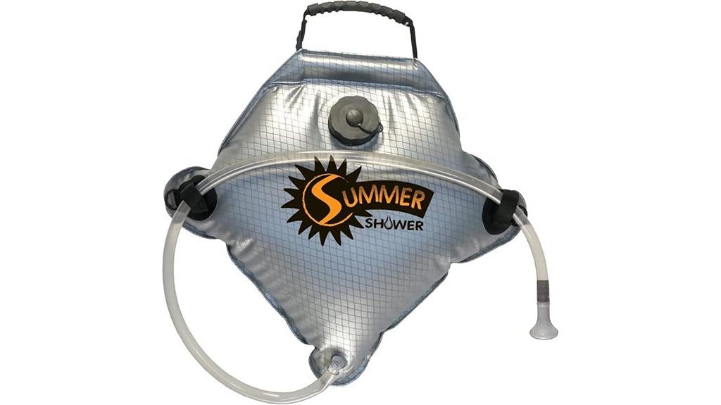 solar powered outdoor shower