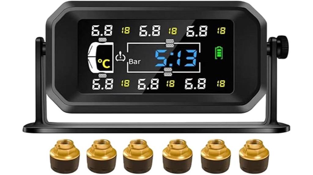 solar powered six sensor system