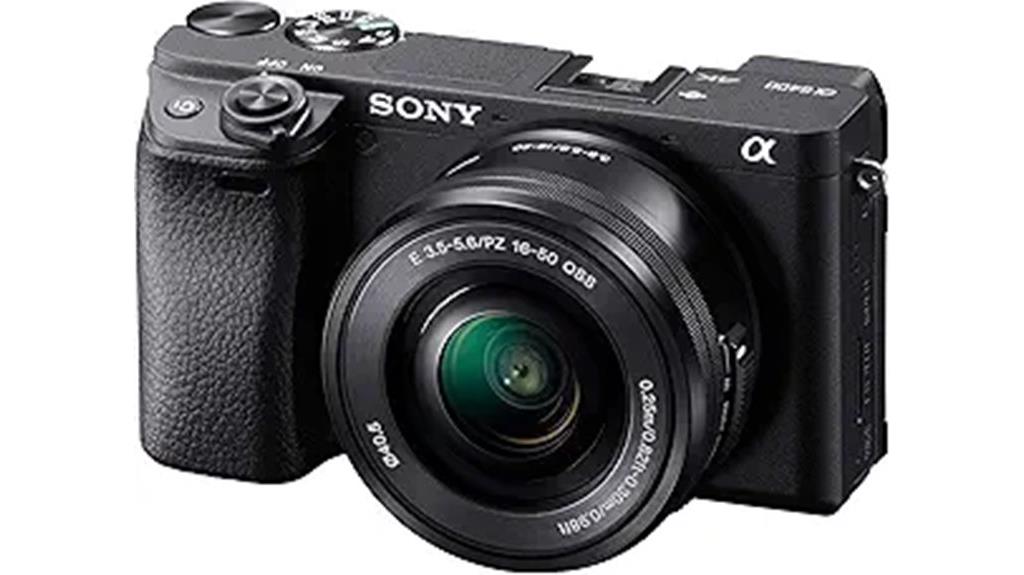 sony a6400 with lens