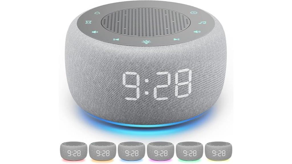 sound machine and alarm