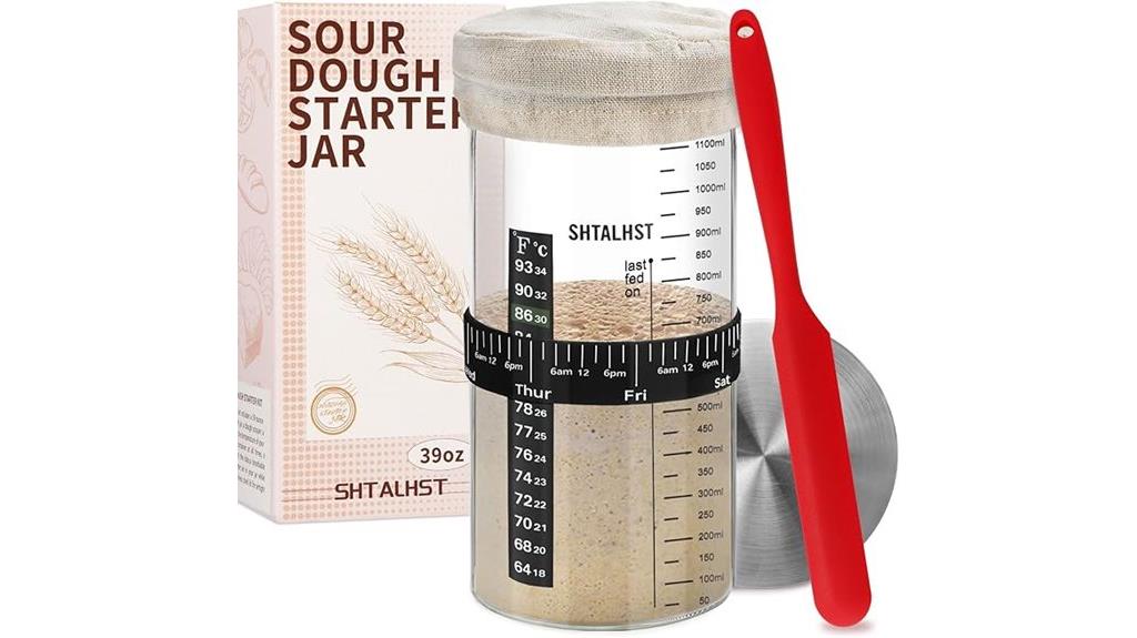 sourdough starter jar kit