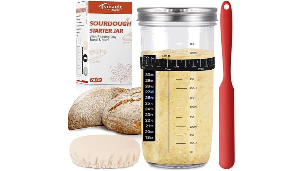 sourdough starter jar kit