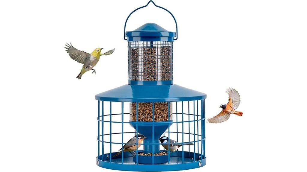 squirrel proof bird feeder