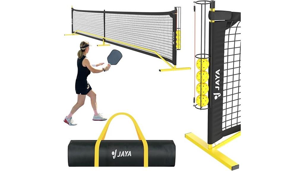 stable pickleball net set