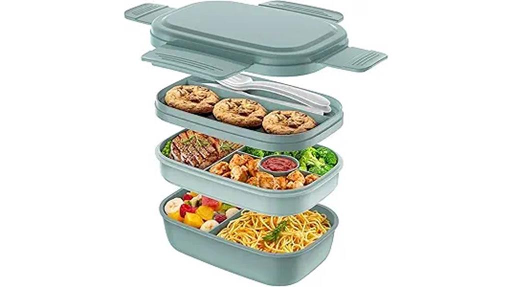 stackable adult lunch container
