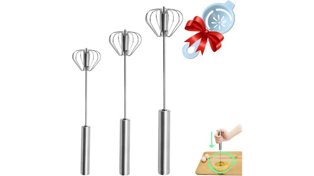 stainless steel egg whisk