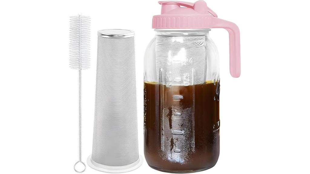 stainless steel filter jar