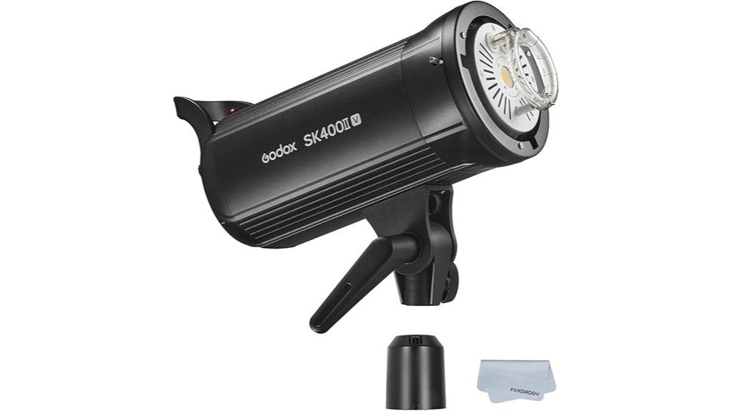 studio flash with led
