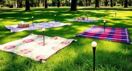 stylish stakes picnic blankets