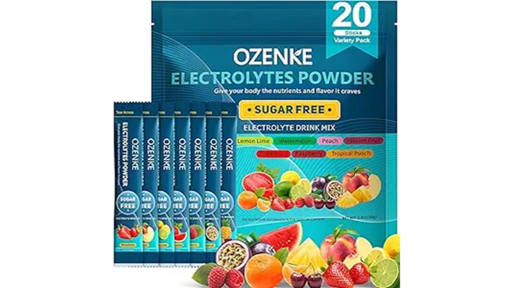 sugar free hydration stick pack