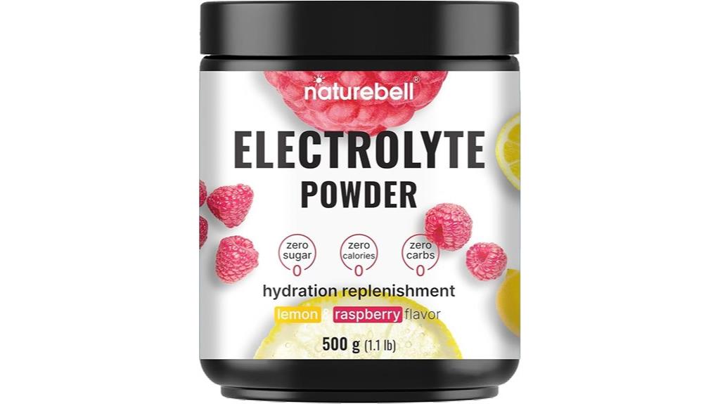 sugar free raspberry lemonade electrolytes