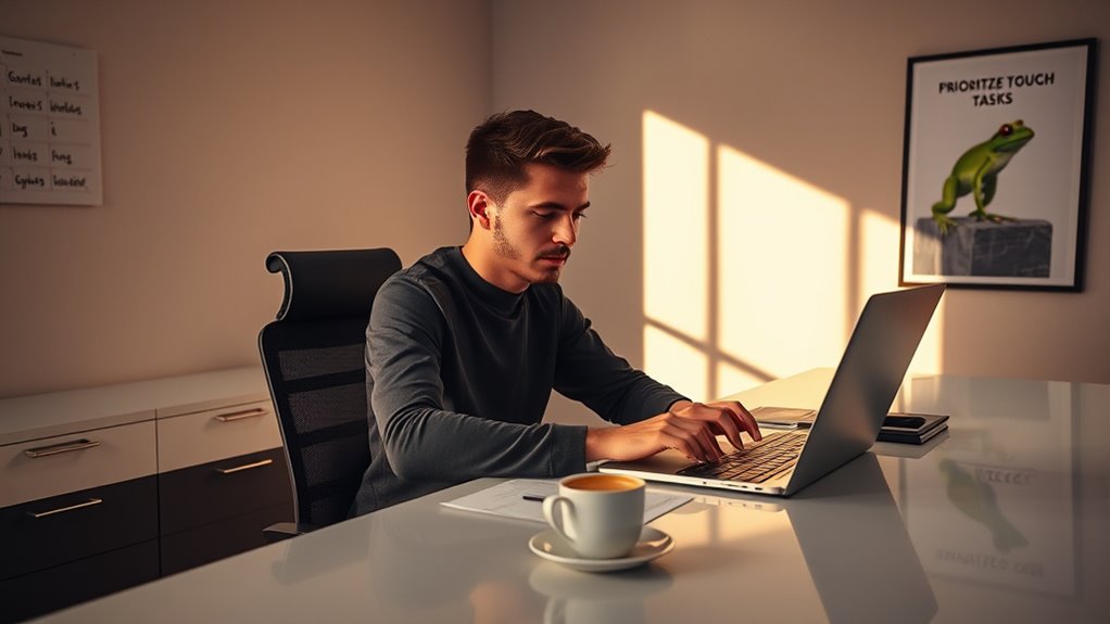 tackle challenging tasks early