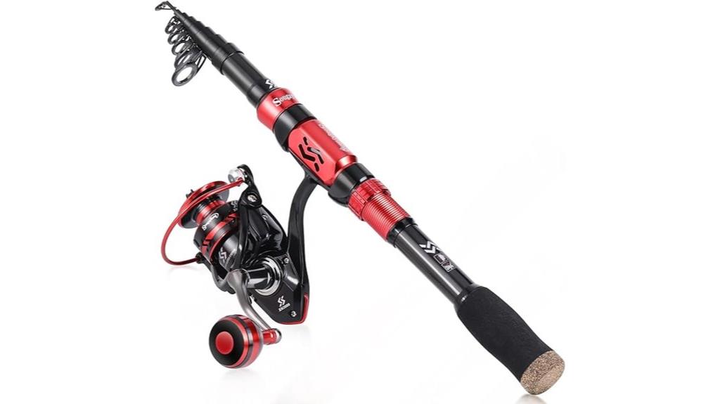 telescopic fishing combo set