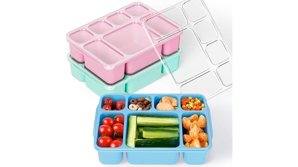 three pack bento lunch boxes