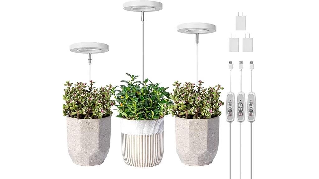 three pack full spectrum leds