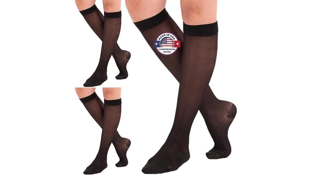 three pack sheer socks