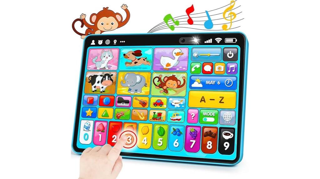 toddler trilingual educational tablet