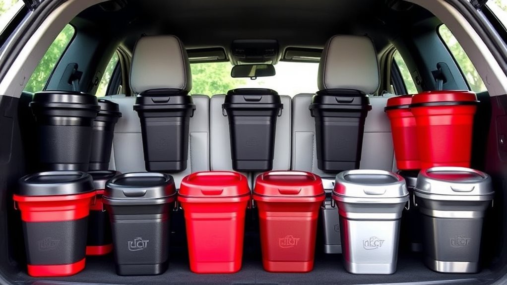 top collapsible vehicle trash cans