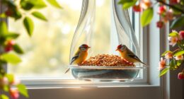top window bird feeders