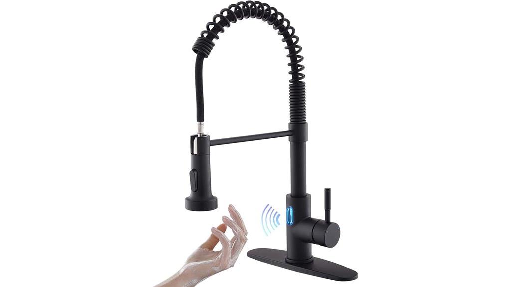 touchless led kitchen faucet
