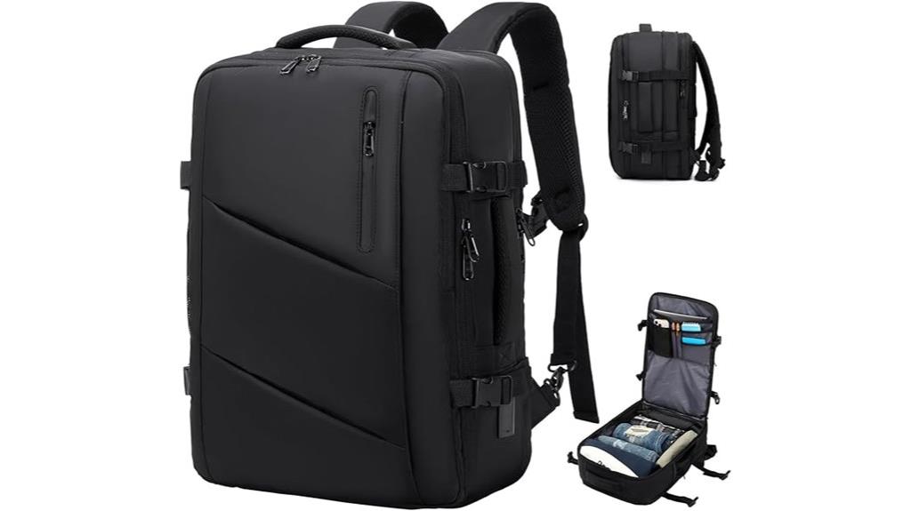 travel backpack with usb c