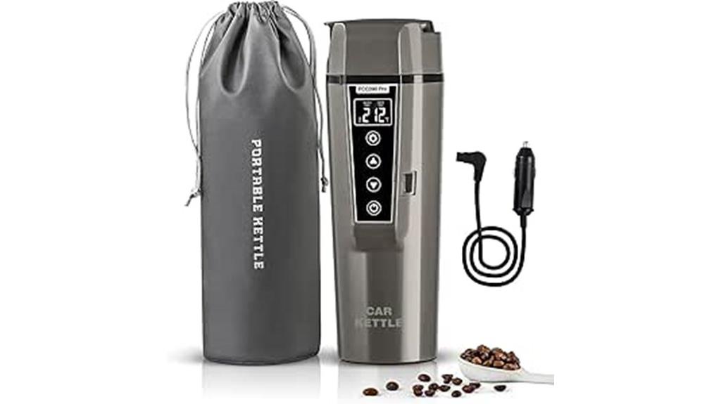 travel sized electric car kettle