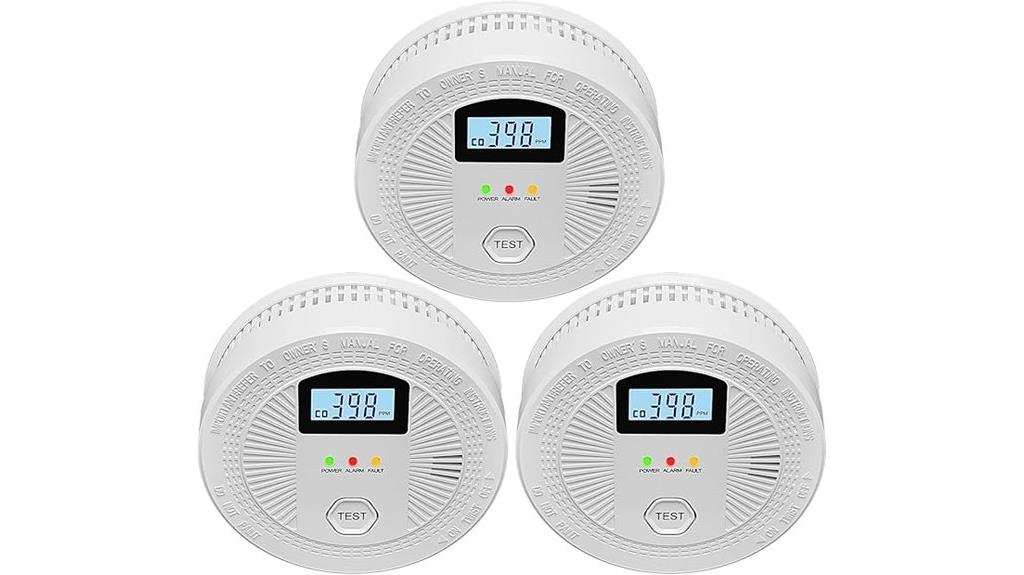 triple alarm detector pack