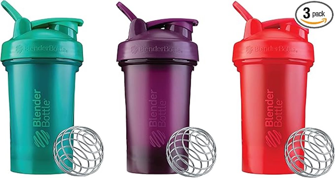 triple pack blender bottles
