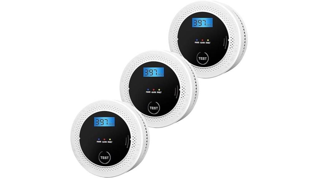triple pack smoke detectors