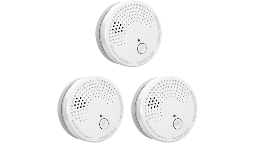 triple smoke alarm pack