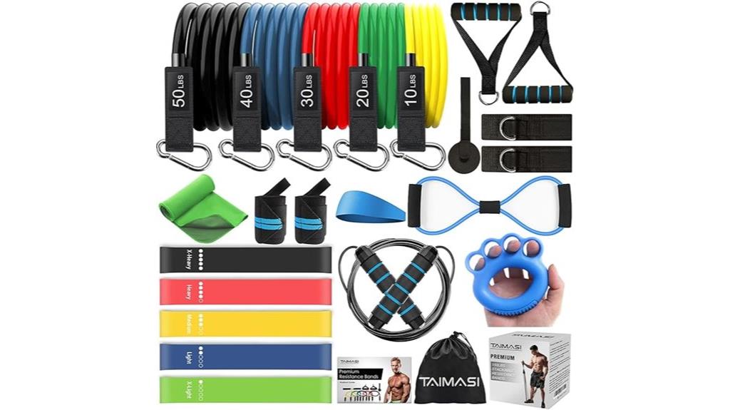 twenty three piece resistance bands