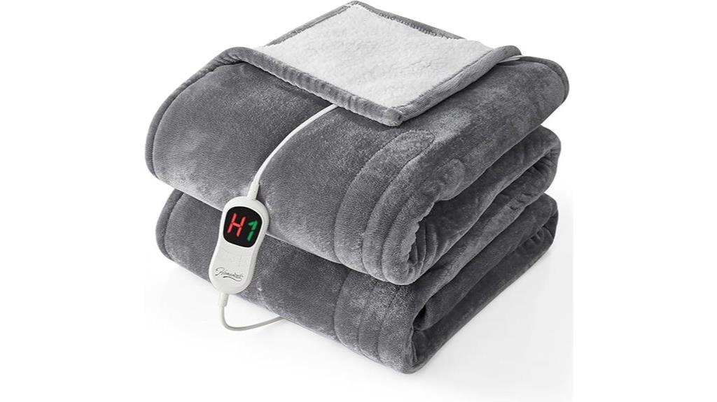 twin size heated blanket