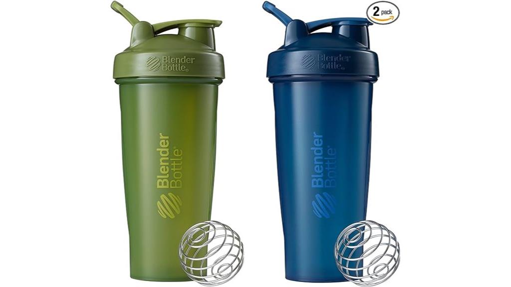 two pack blenderbottle shakers