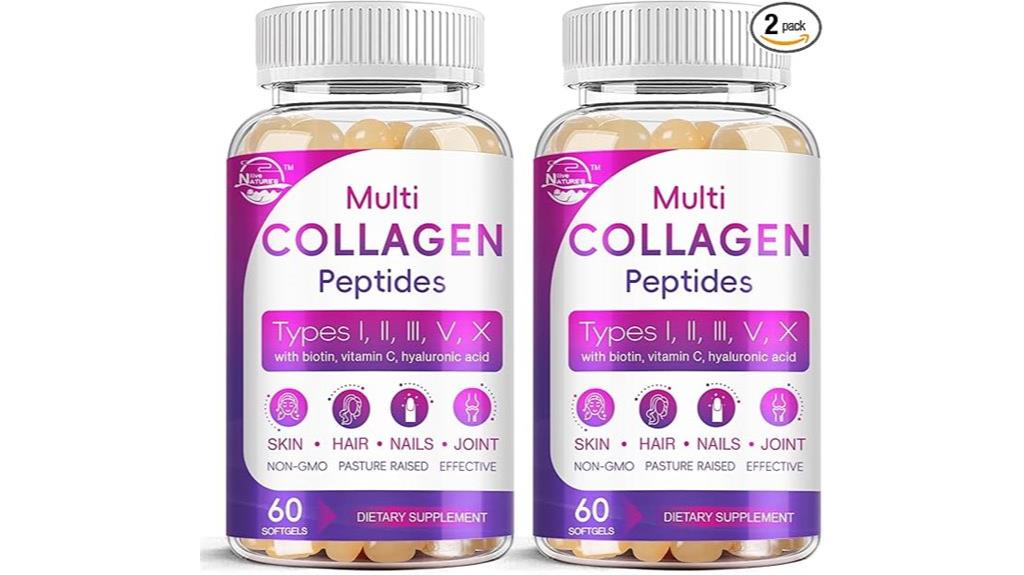 two pack collagen softgels