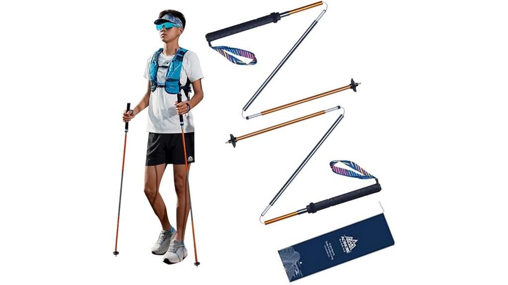 ultralight collapsible carbon poles