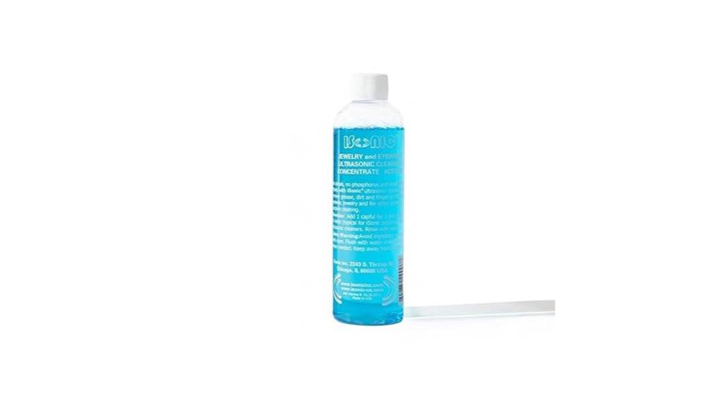 ultrasonic jewelry cleaner solution