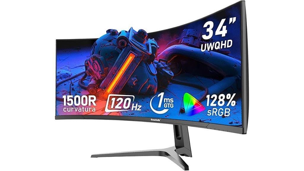 ultrawide curved gaming monitor