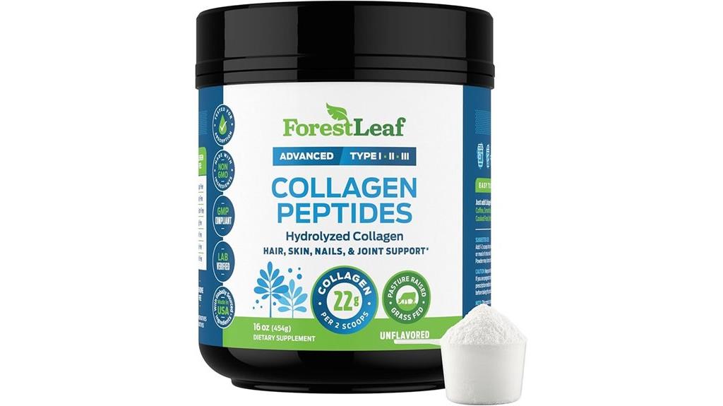 unflavored collagen peptides powder