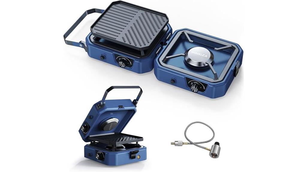 upgraded two burner camping stove