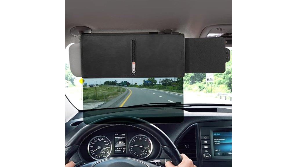 uv filtering car sun visor