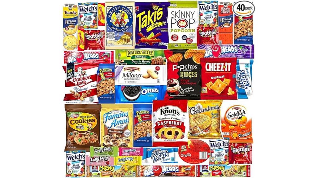 variety snack gift box